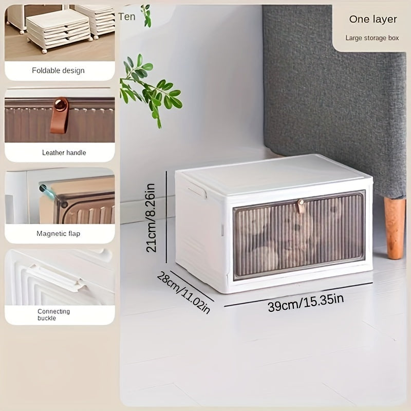 Plastic Storage Bins With Double Doors