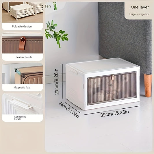 Plastic Storage Bins With Double Doors
