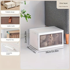 Plastic Storage Bins With Double Doors