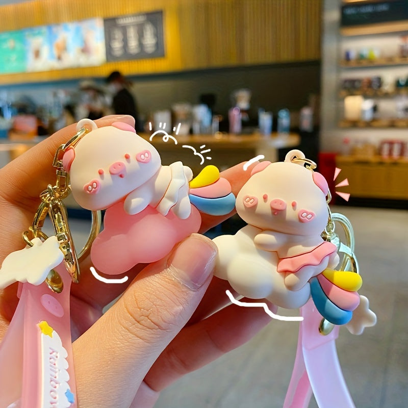 Cute Rainbow Clothing Keychain - Car or Bag Accessory