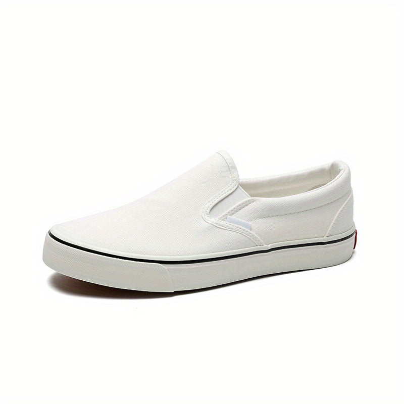 Men's Slip On Canvas Shoes Casual Outdoor Walking Shoes