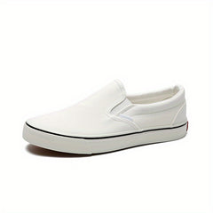 Men's Slip On Canvas Shoes Casual Outdoor Walking Shoes