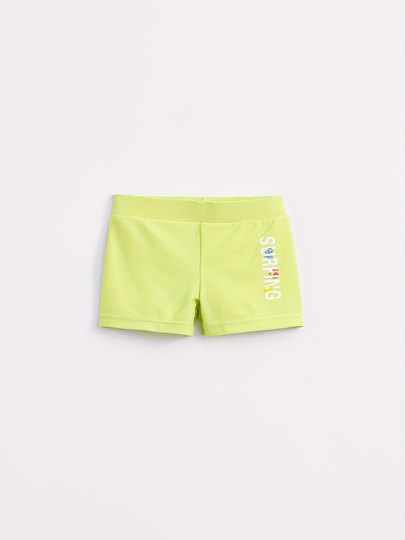 Boy's Sunscreen Boxer Swim Trunks Comfortable Swim Shorts