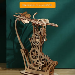 3D Puzzle Mechanical Butterfly Ornament Wooden Toy