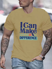 Men's Graphic Active T-shirt for Summer