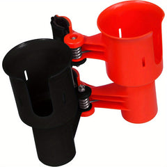 Boat Drinks Cup Holder Clamp For Rail Boat Golf Cart Beach Chair