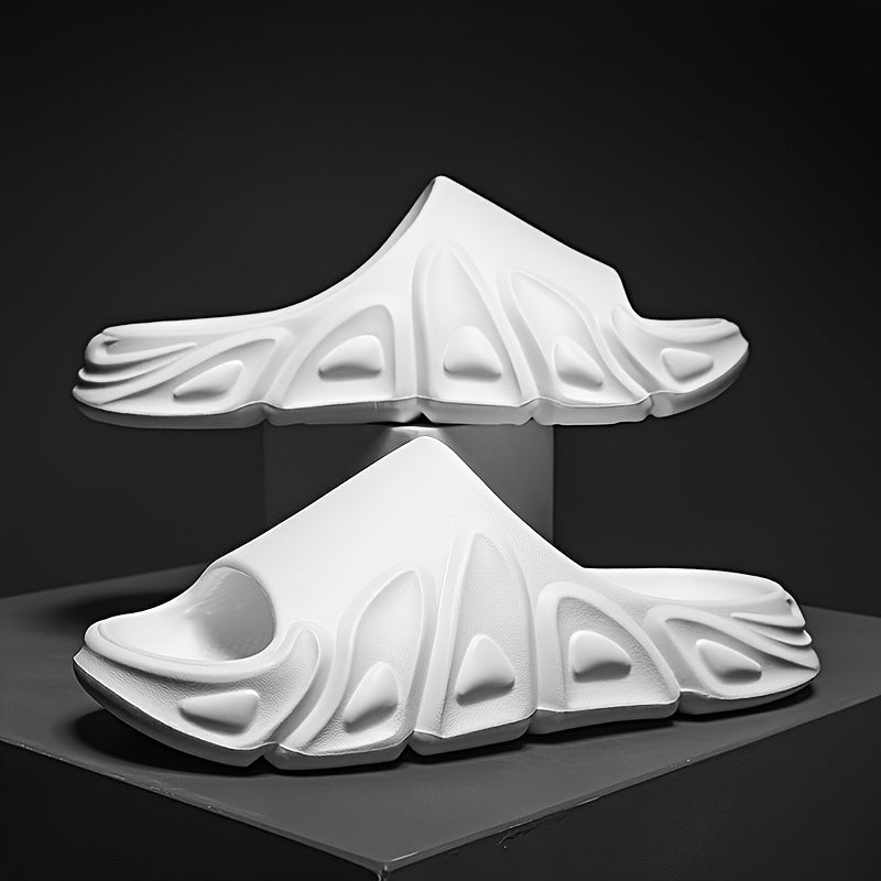 Men's Non Slip Slides Slippers for Indoor Outdoor Shower Pool