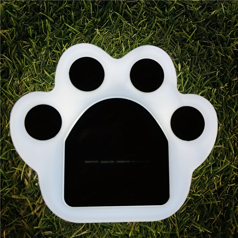 4pcs LED Solar Lawn Lights Outdoor Waterproof Buried Lights Bear Cat Paw