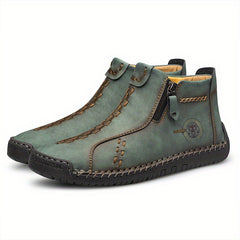 CLOHOO Men's Stitch Ankle Top Boots for Climbing