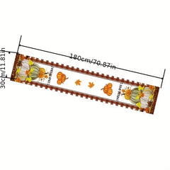Contrast PVC Teslin Woven Table Runner for Home Kitchen Dining Decor