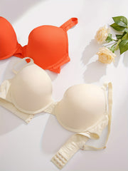 2 Pack Women's Plus Solid Molded Cup Padded Everyday Bra Set