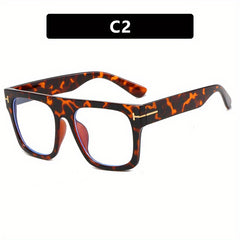 Anti Light Square Men's Glasses Protective Glasses For Reading
