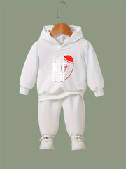 Kid's Hustle Hit Never Quit Outfit Hoodie & Pants Set