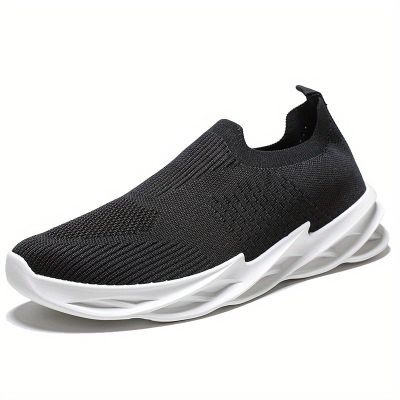 Men's Slip On Knitted Blade Sneakers In Assorted Colors