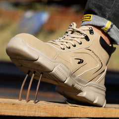 Fleece Steel Toe Work Safety Boots Winter Non Slip