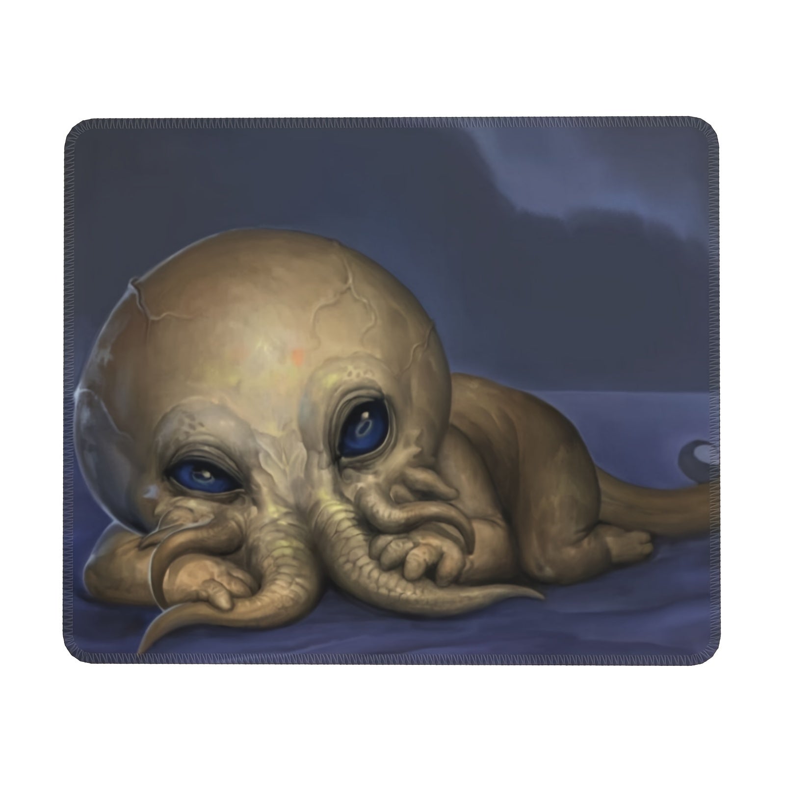 Mutated Elephant Pattern Mouse Pad 20x24cm for Games and Home Office