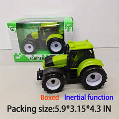 Toy Car Farm Tractor Puzzle Boy Toy Car Packaging Gift