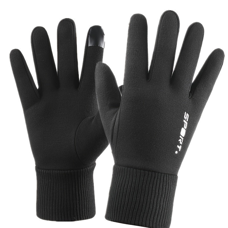Winter Touch Screen Cycling Gloves Windproof Warm Thick Fitness Gloves