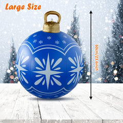 Large Inflatable Christmas Decorative Ball 59 94 Cm Outdoor Ornaments