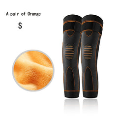 Thickened Wool Lined Knee Warmers Cashmere Knee Pads Support Pads