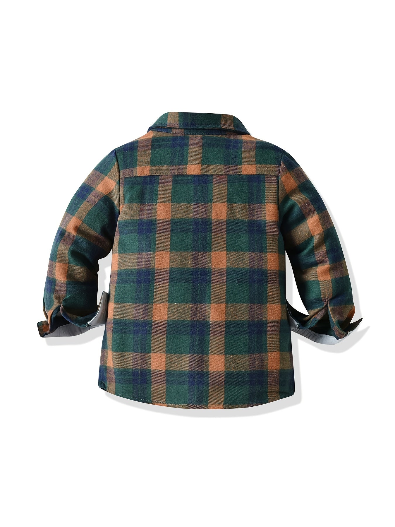 Baby Boys Plaid Shirts Button Down Long Sleeve Kids Clothes