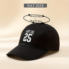 BABY GIRL 25 Baseball Cap Solid Casual Sports Hat Adjustable Cotton Sunscreen