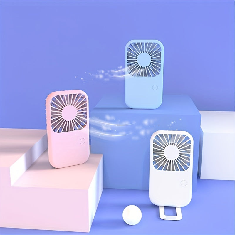 Mini Handheld Fan USB Rechargeable Small Portable Fan