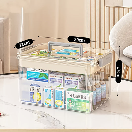 Large Capacity Medicine Storage Box, Safe and Leak-proof