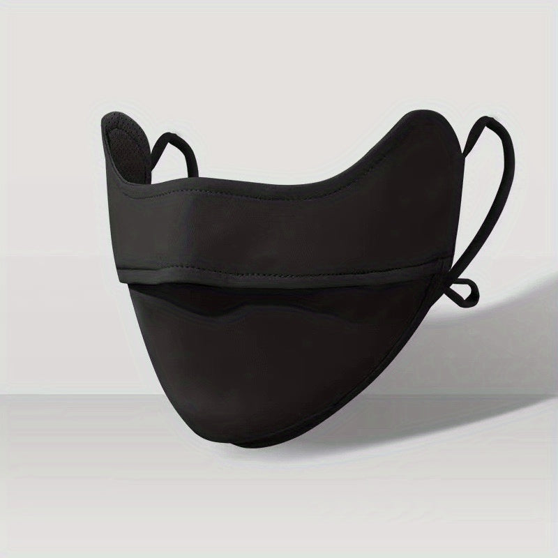 UV Protection Ice Silk Breathable Sunscreen Mask for Outdoor Activities
