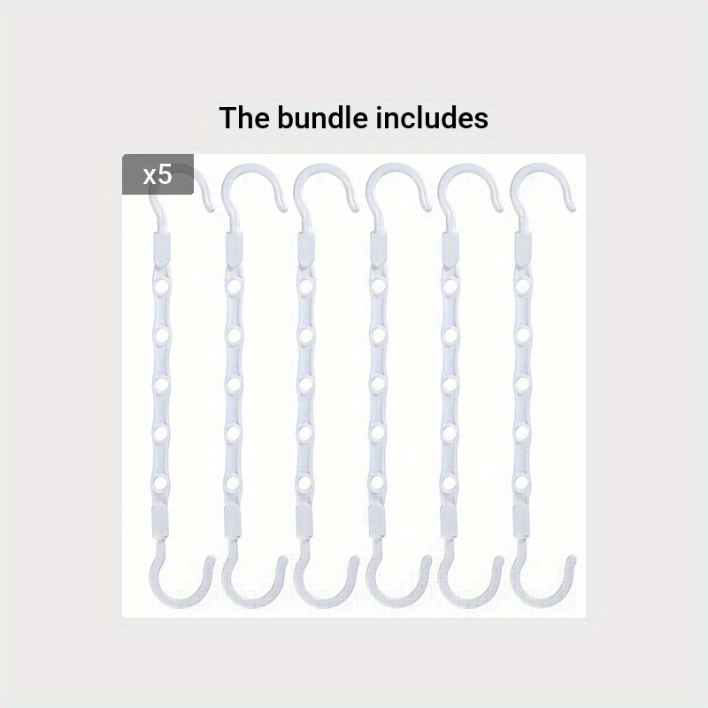 6 Packs Magic Hangers Closet Space Saver Hanger Organizer