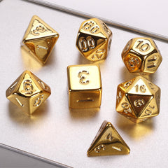 7pcs Metal Polyhedral Dice Set for Board Game