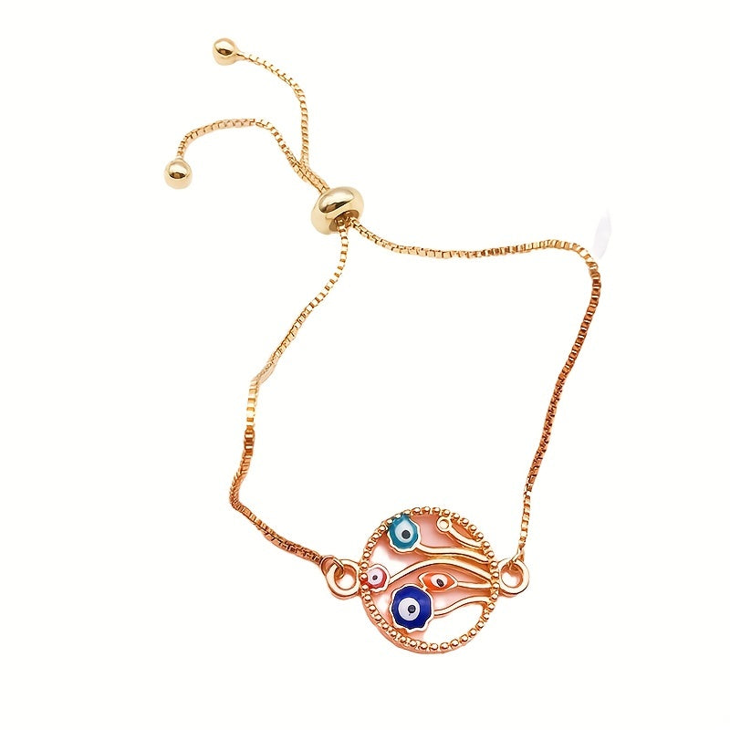 12pcs Mixed Alloy Devil's Eye Enamel DIY Jewelry Charms Halloween