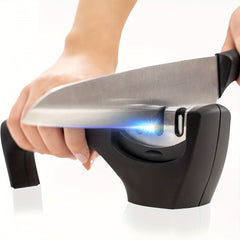 Portable 3 Section Kitchen Scissor Sharpener for Outdoor Camping Cooking