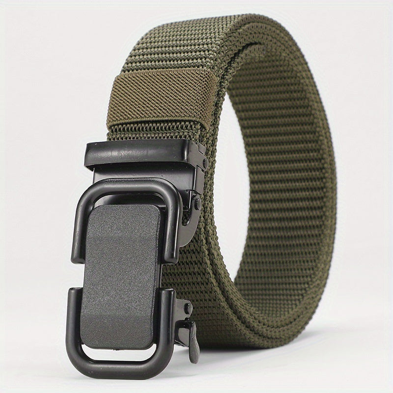 Men's Nylon Outdoor Casual Belt with Automatic Buckle