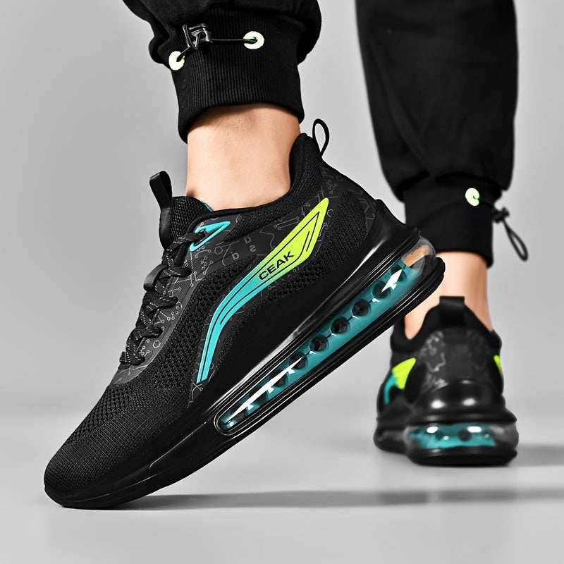 PLUS SIZE Men's Breathable Running Shoes With Air Cushion Non Slip Sneakers