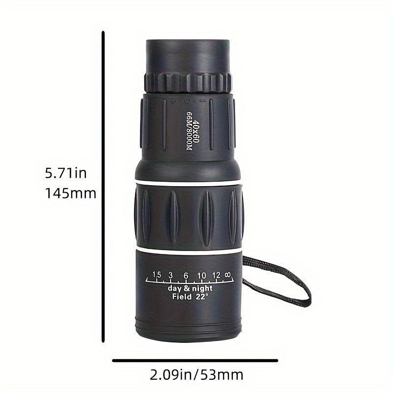 HD Monocular Telescope for Smartphone Photo, Long Distance Viewing