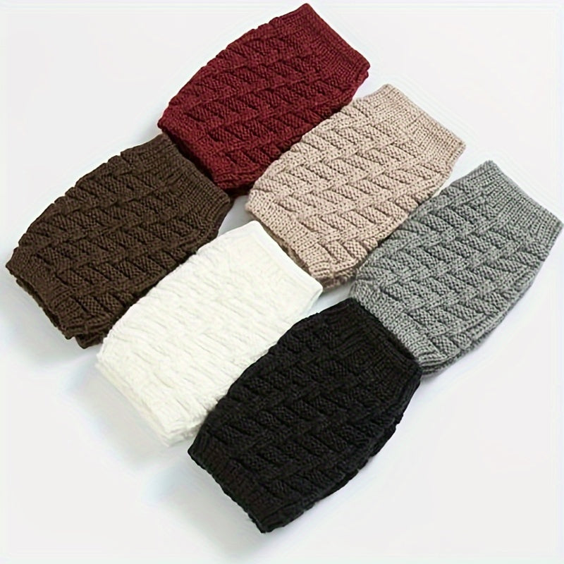 Twist Knit Leg Warmers Short Women's Stockings