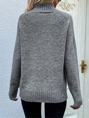 Turtle Neck Sweater Long Sleeve for Fall & Winter