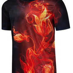 Men's Graphic T Shirt for Spring/Summer - Comfortable & Breathable