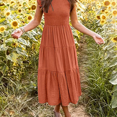 Layered Casual Summer Dress Women's Clothing