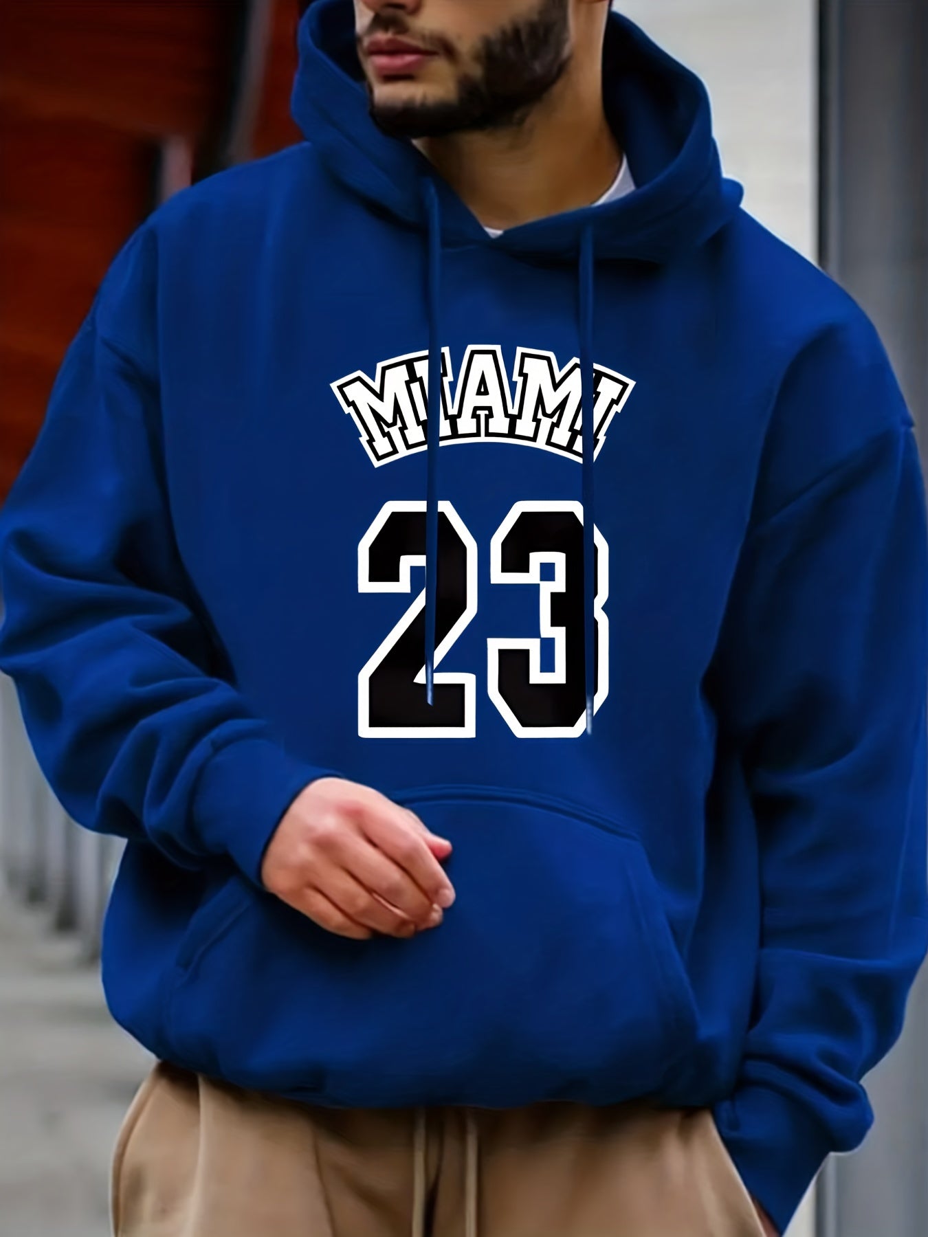 Miami 23 Graphic Hoodie for Men