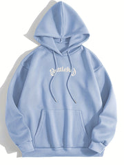 Kangaroo Pockets Hoodie Casual Long Sleeve for Women