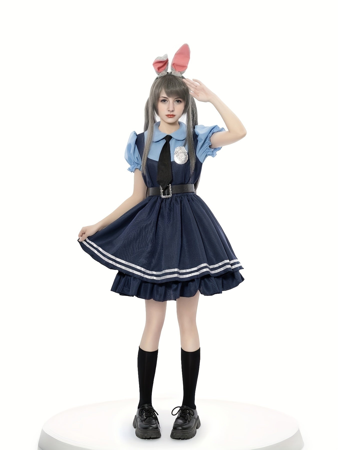Sexy Bunny Cosplay Costume & Rabbit Ears Hairband