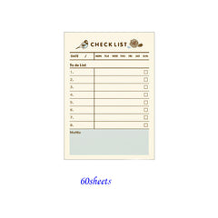 60 Sheet Portable Planner Stay Organized and On Track Daily Schedule