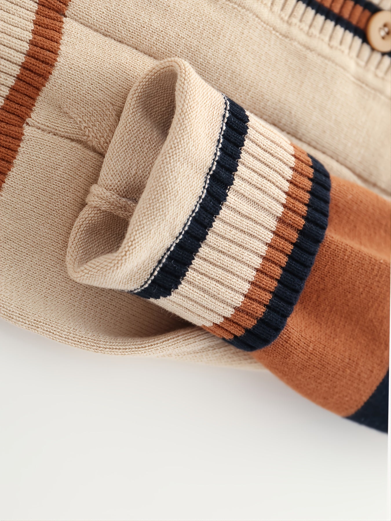 Boys Cable Knit Cardigan for Fall Winter