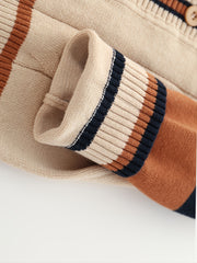 Boys Cable Knit Cardigan for Fall Winter