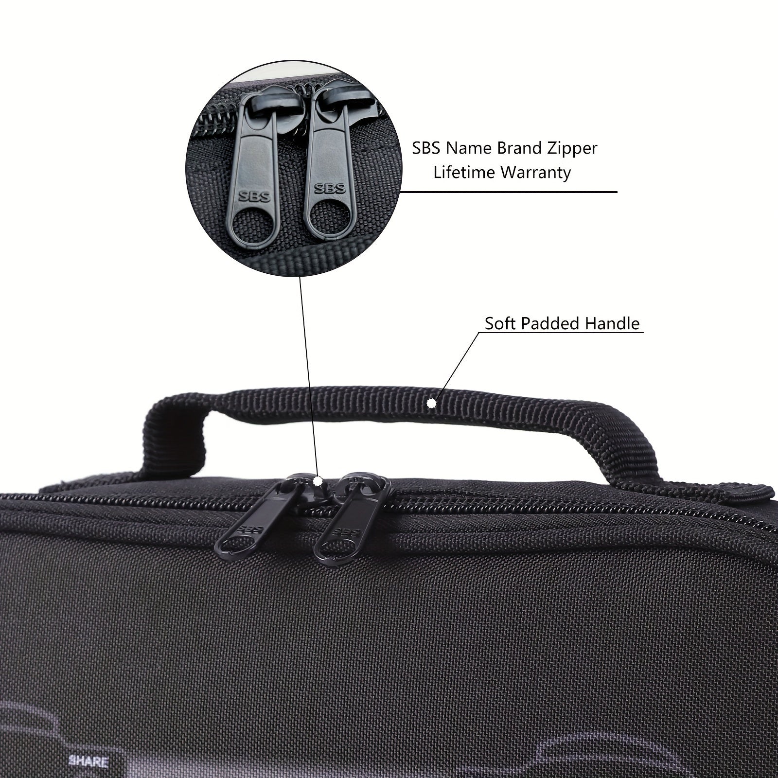 Video Game Pattern Lunch Bag Insulated Mini Cooler Bag
