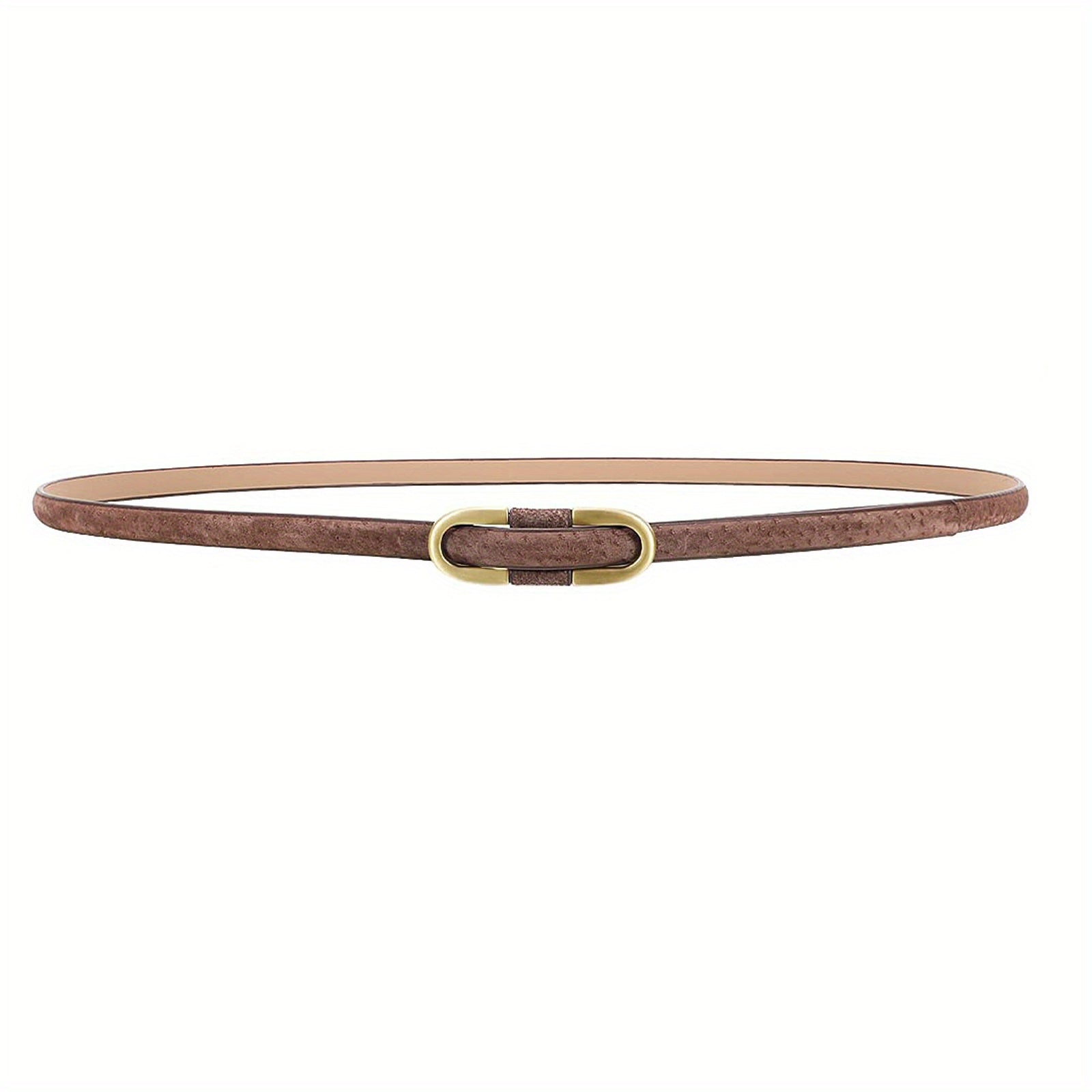 Long Buckle Thin Waist Belt for Women