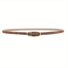 Long Buckle Thin Waist Belt for Women