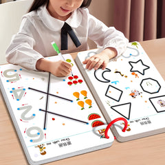 122 Pages Reusable Magic Practice Copybook Set - Pen Control Training